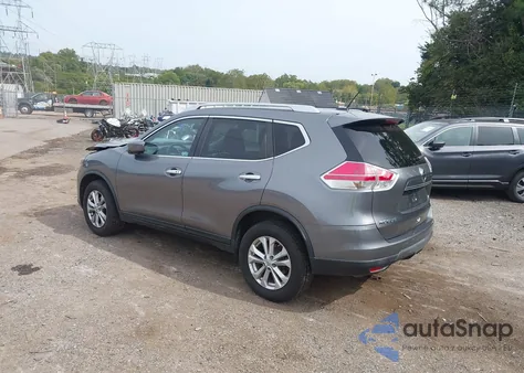 2016 Nissan Rogue Sv из США, поврежденный, VIN KNMAT2MV5GP638730